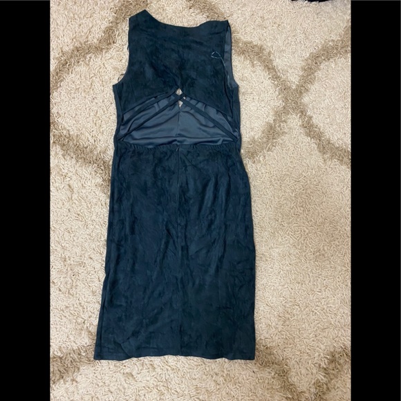 Blue Suede Dress - Picture 2 of 2